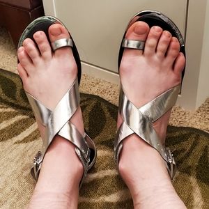 Michael Kors Crossover Buckle Sandal